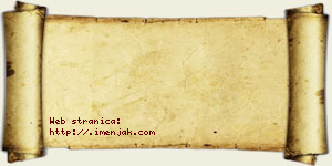 Večerinka Vrbničanin vizit kartica